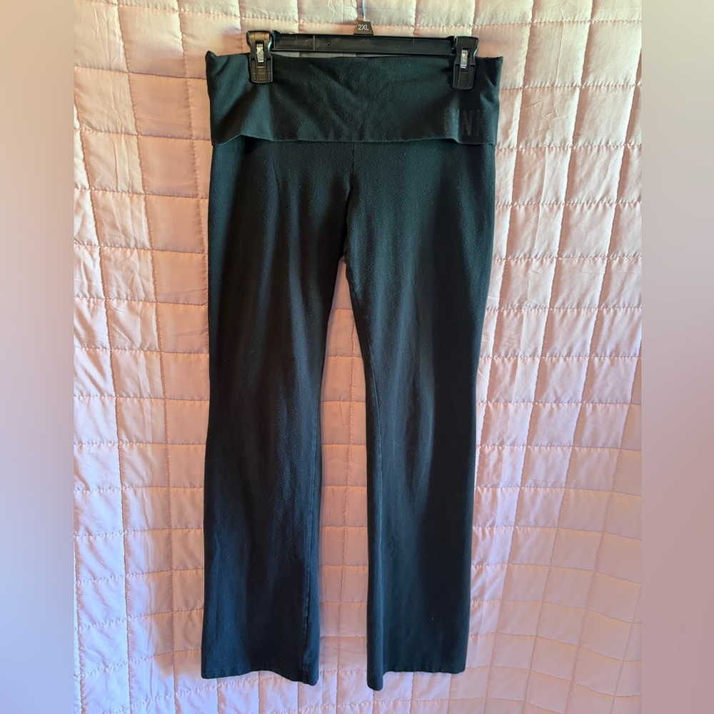 PINK Victoria's Secret Black Flare Yoga